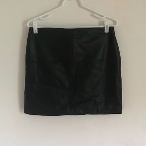 Black Pleather Hollister Skirt